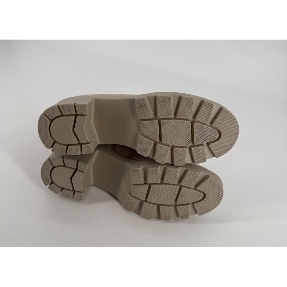 Lisa Vicky Womens Boot Jolt Chelsea Beige Split Suede Size 9.5 - Picture 8 of 10